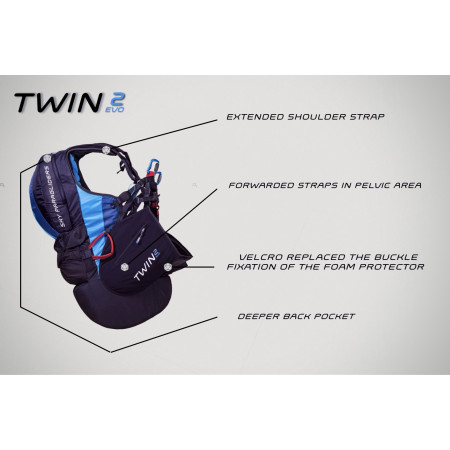 SILLA PILOTO BIPLAZA TWIN 2 EVO