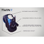 SILLA PILOTO BIPLAZA TWIN 2 EVO
